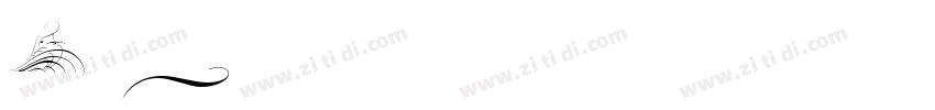 Mutlu Ornamental字体转换